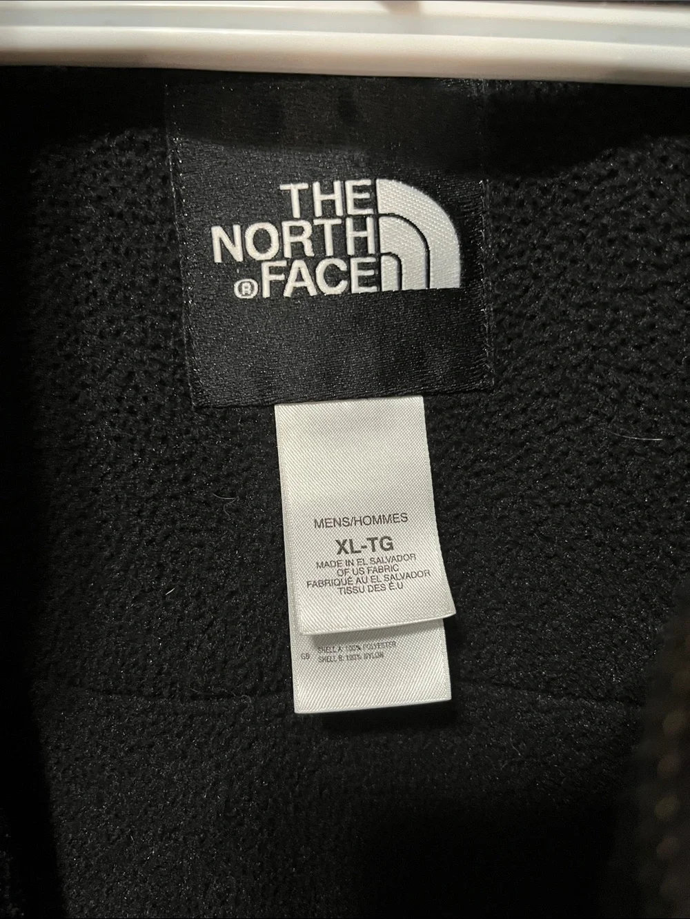 The North Face Denali’s black men’s XL